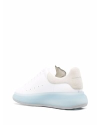 Baskets basses en cuir blanches Alexander McQueen