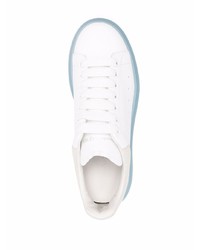 Baskets basses en cuir blanches Alexander McQueen