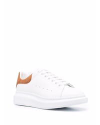 Baskets basses en cuir blanches Alexander McQueen