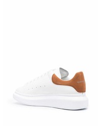 Baskets basses en cuir blanches Alexander McQueen