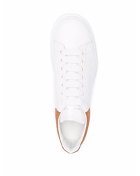 Baskets basses en cuir blanches Alexander McQueen