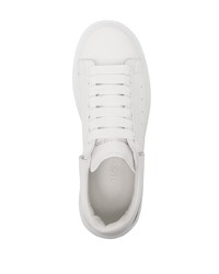 Baskets basses en cuir blanches Alexander McQueen