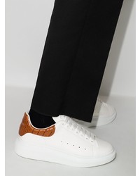 Baskets basses en cuir blanches Alexander McQueen