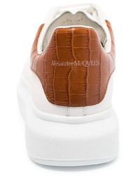 Baskets basses en cuir blanches Alexander McQueen