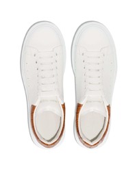 Baskets basses en cuir blanches Alexander McQueen