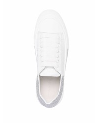 Baskets basses en cuir blanches Alexander McQueen