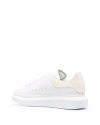 Baskets basses en cuir blanches Alexander McQueen