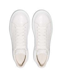 Baskets basses en cuir blanches Alexander McQueen