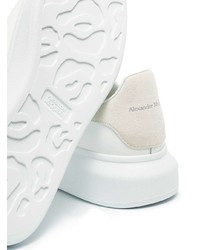 Baskets basses en cuir blanches Alexander McQueen