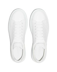 Baskets basses en cuir blanches Alexander McQueen