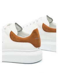 Baskets basses en cuir blanches Alexander McQueen