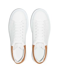 Baskets basses en cuir blanches Alexander McQueen