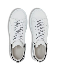 Baskets basses en cuir blanches Alexander McQueen