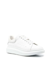 Baskets basses en cuir blanches Alexander McQueen