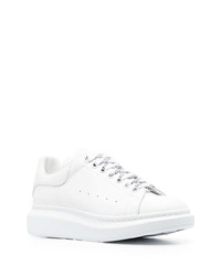 Baskets basses en cuir blanches Alexander McQueen