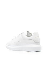 Baskets basses en cuir blanches Alexander McQueen