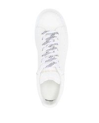 Baskets basses en cuir blanches Alexander McQueen