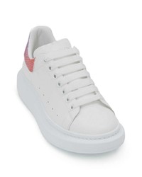 Baskets basses en cuir blanches Alexander McQueen