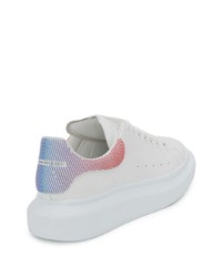 Baskets basses en cuir blanches Alexander McQueen