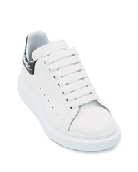 Baskets basses en cuir blanches Alexander McQueen