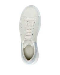 Baskets basses en cuir blanches Alexander McQueen