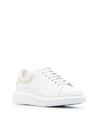 Baskets basses en cuir blanches Alexander McQueen