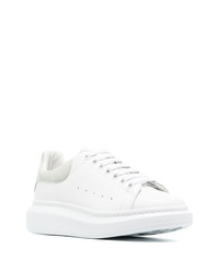 Baskets basses en cuir blanches Alexander McQueen