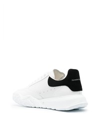 Baskets basses en cuir blanches Alexander McQueen