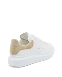 Baskets basses en cuir blanches Alexander McQueen