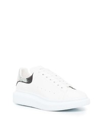 Baskets basses en cuir blanches Alexander McQueen