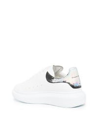 Baskets basses en cuir blanches Alexander McQueen