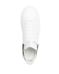 Baskets basses en cuir blanches Alexander McQueen