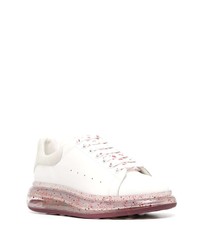 Baskets basses en cuir blanches Alexander McQueen