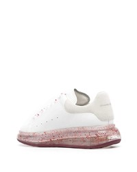 Baskets basses en cuir blanches Alexander McQueen