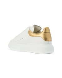 Baskets basses en cuir blanches Alexander McQueen