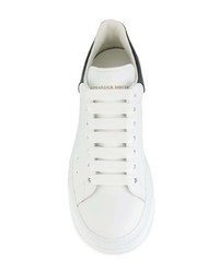 Baskets basses en cuir blanches Alexander McQueen