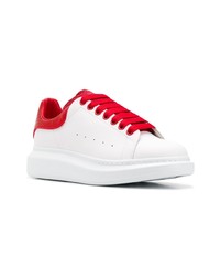 Baskets basses en cuir blanches Alexander McQueen