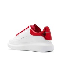 Baskets basses en cuir blanches Alexander McQueen