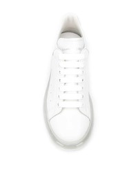 Baskets basses en cuir blanches Alexander McQueen