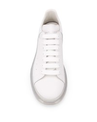 Baskets basses en cuir blanches Alexander McQueen