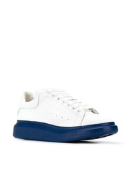 Baskets basses en cuir blanches Alexander McQueen