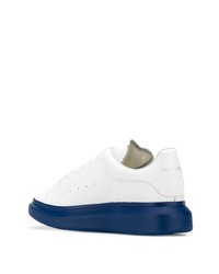 Baskets basses en cuir blanches Alexander McQueen