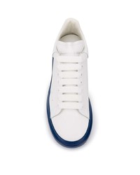 Baskets basses en cuir blanches Alexander McQueen