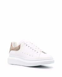 Baskets basses en cuir blanches Alexander McQueen