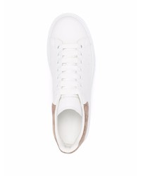 Baskets basses en cuir blanches Alexander McQueen