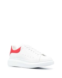 Baskets basses en cuir blanches Alexander McQueen