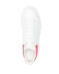 Baskets basses en cuir blanches Alexander McQueen