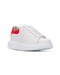 Baskets basses en cuir blanches Alexander McQueen