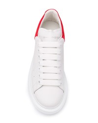 Baskets basses en cuir blanches Alexander McQueen