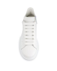 Baskets basses en cuir blanches Alexander McQueen